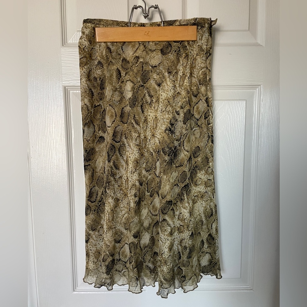 VTG Talbots 100% silk lined midi skirt